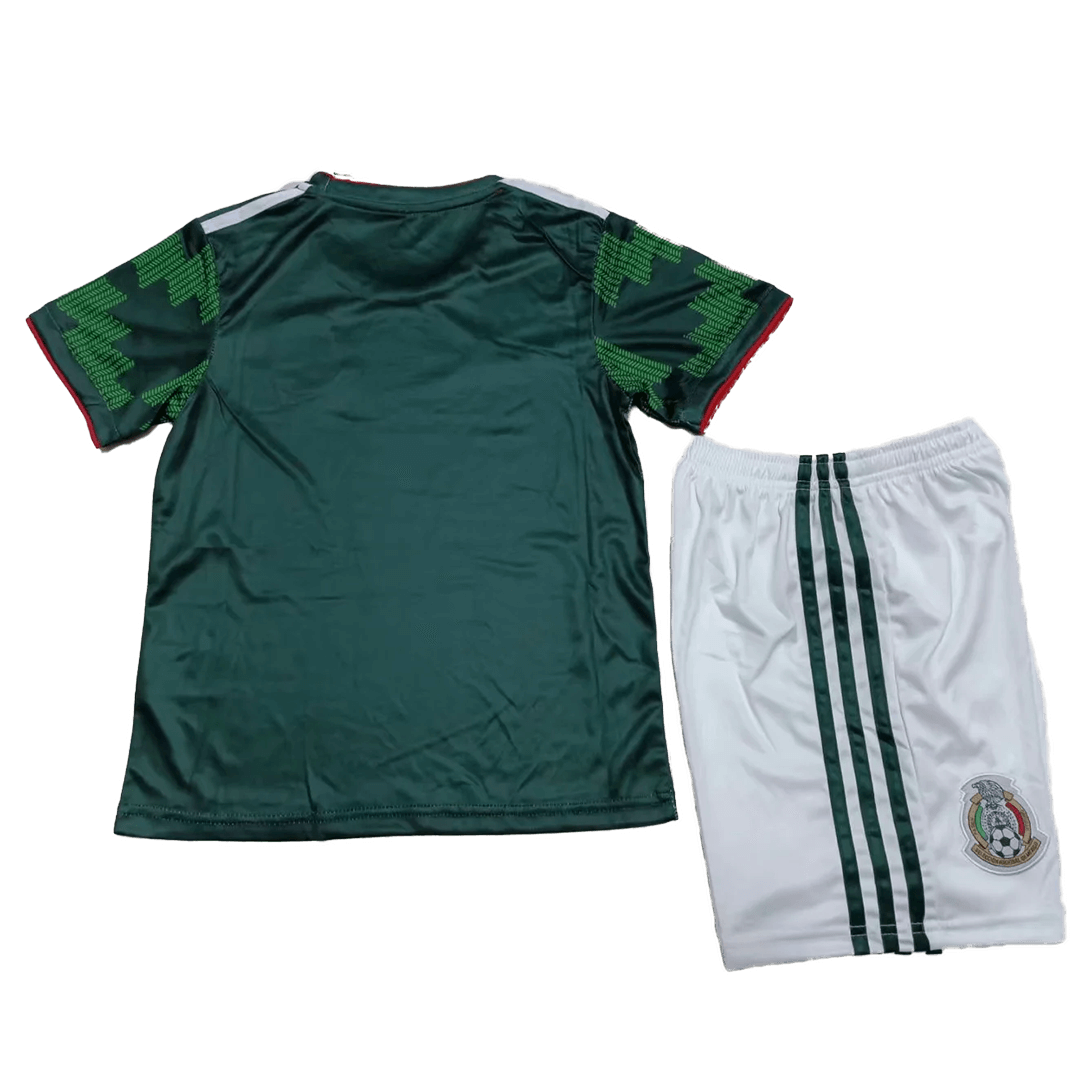 Mexico Kids Soccer Jersey Kit (Jersey+Short) 2021