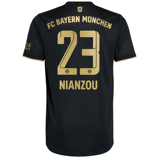Bayern Munich Soccer Jersey NIANZOU #23 Away Replica 2021/22