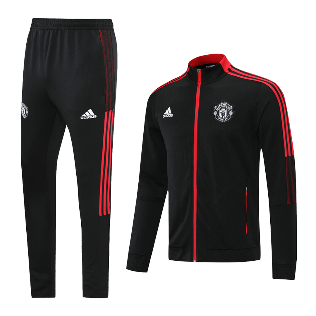 Manchester United Training Kit (Jacket+Pants) Black 2021/22