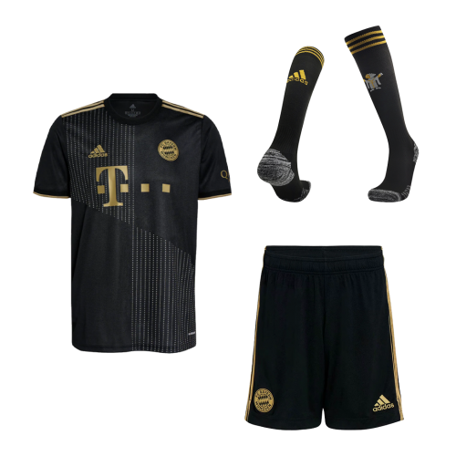 Bayern Munich Soccer Jersey Away Whole Kit (Jersey+Short+Socks) Replica 2021/22