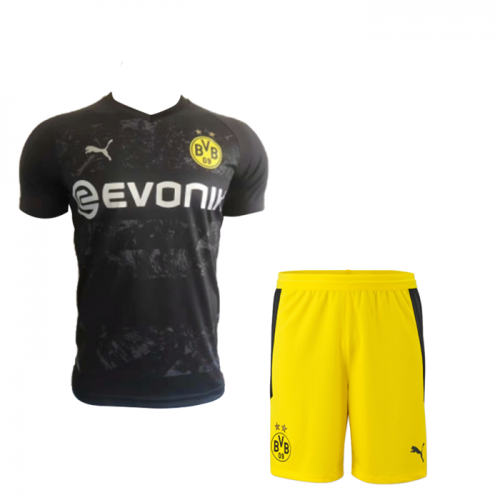 Borussia Dortmund Soccer Jersey Away Kit (Shirt+Short) 2020/21