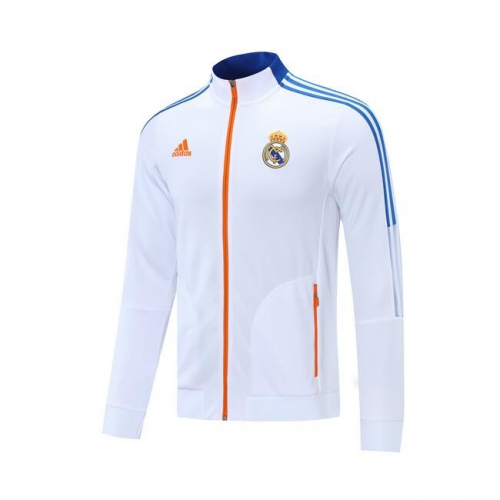 Real Madrid Anthen Jacket White 2021/22