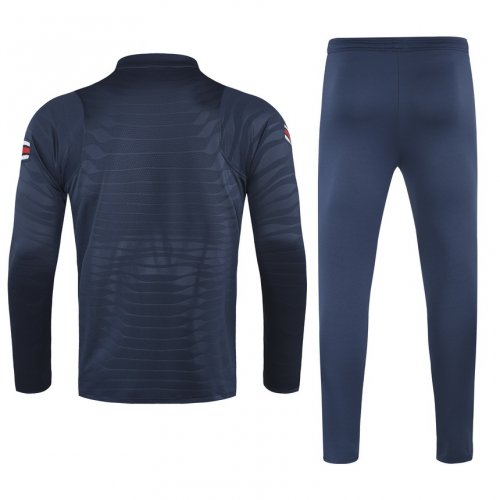 PSG Zipper Sweat Kit (Top+Trouser) Player Version Navy 2021/22