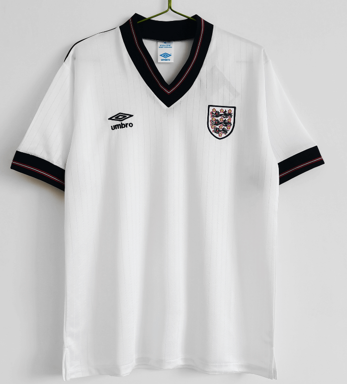 England Retro Soccer Jersey Home Replica 1984/87