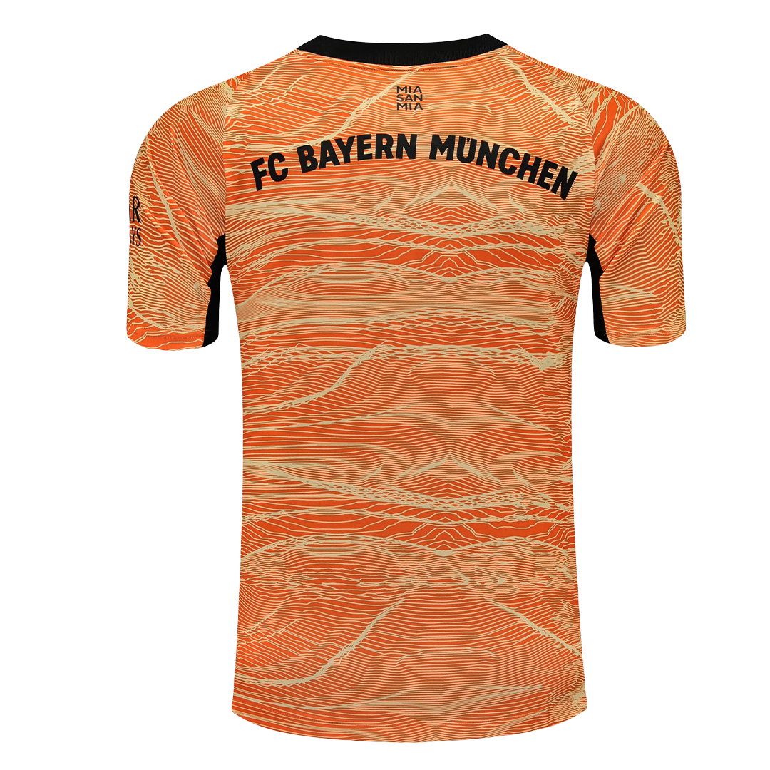 Bayern Munich Soccer Jersey Goalkeeper Orange Replica 2021/22