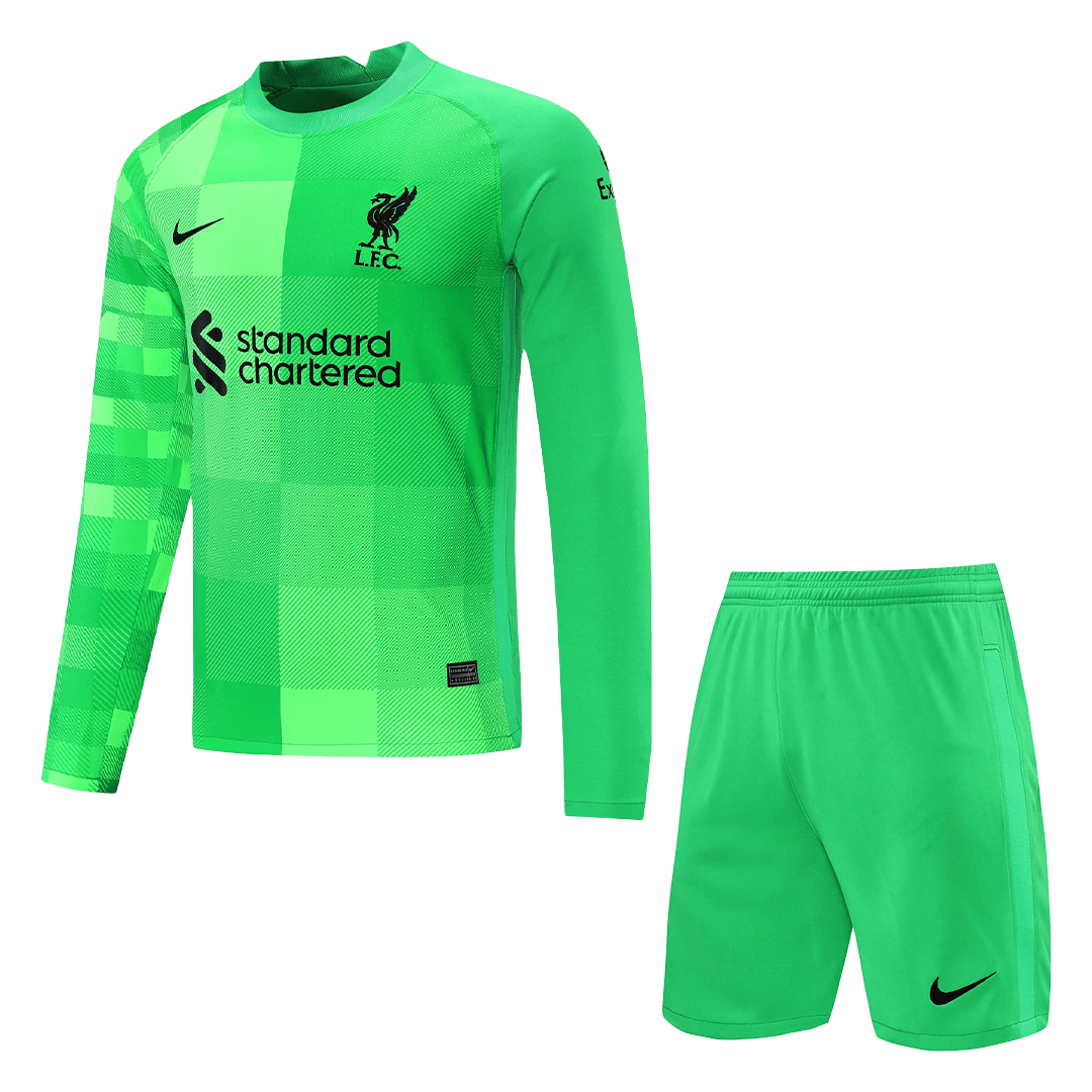 Leicester City Blank Green Long Sleeves Goalkeeper Jersey