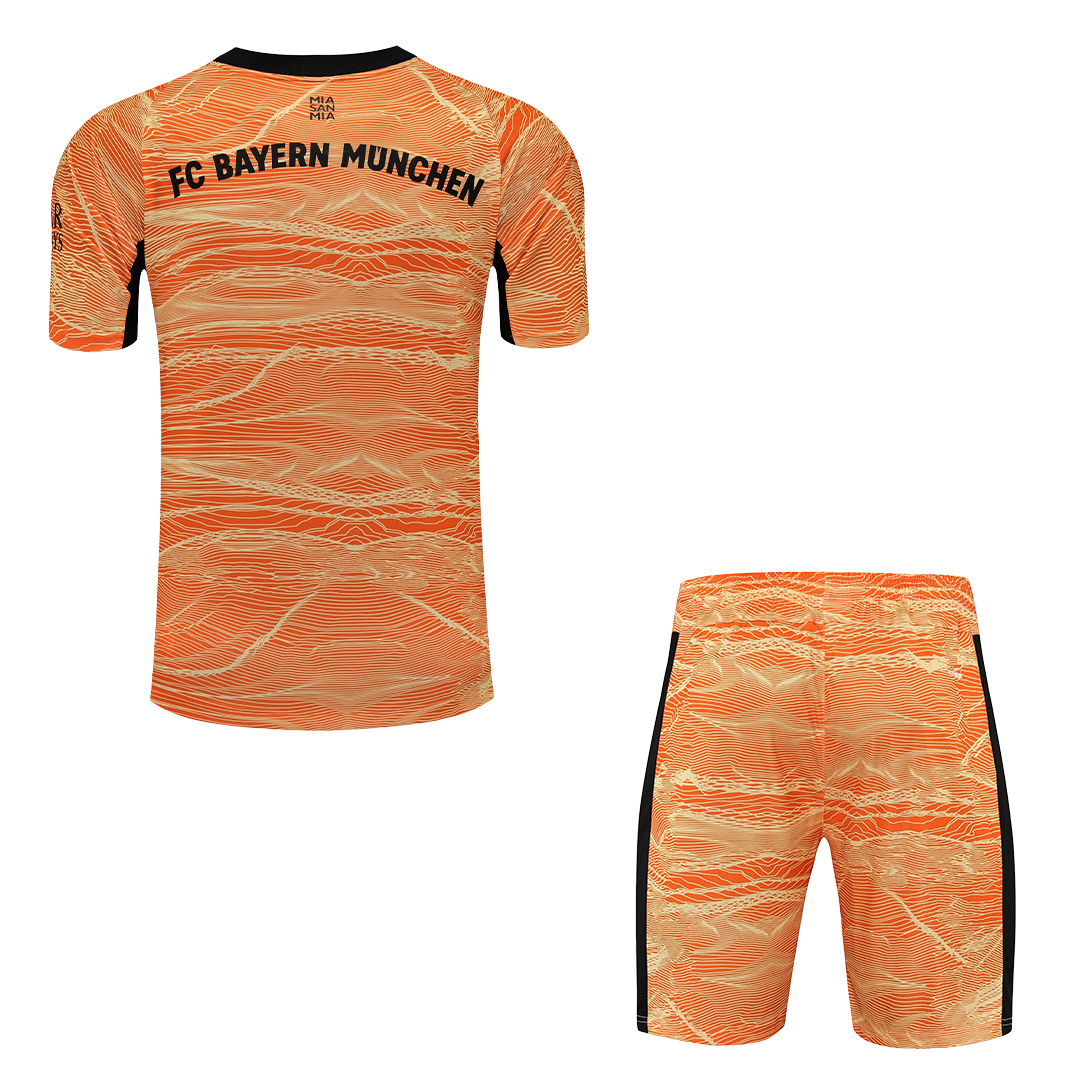 Bayern Munich Soccer Jersey Goalkeeper Kit(Shirt+Short) Replica 2021/22