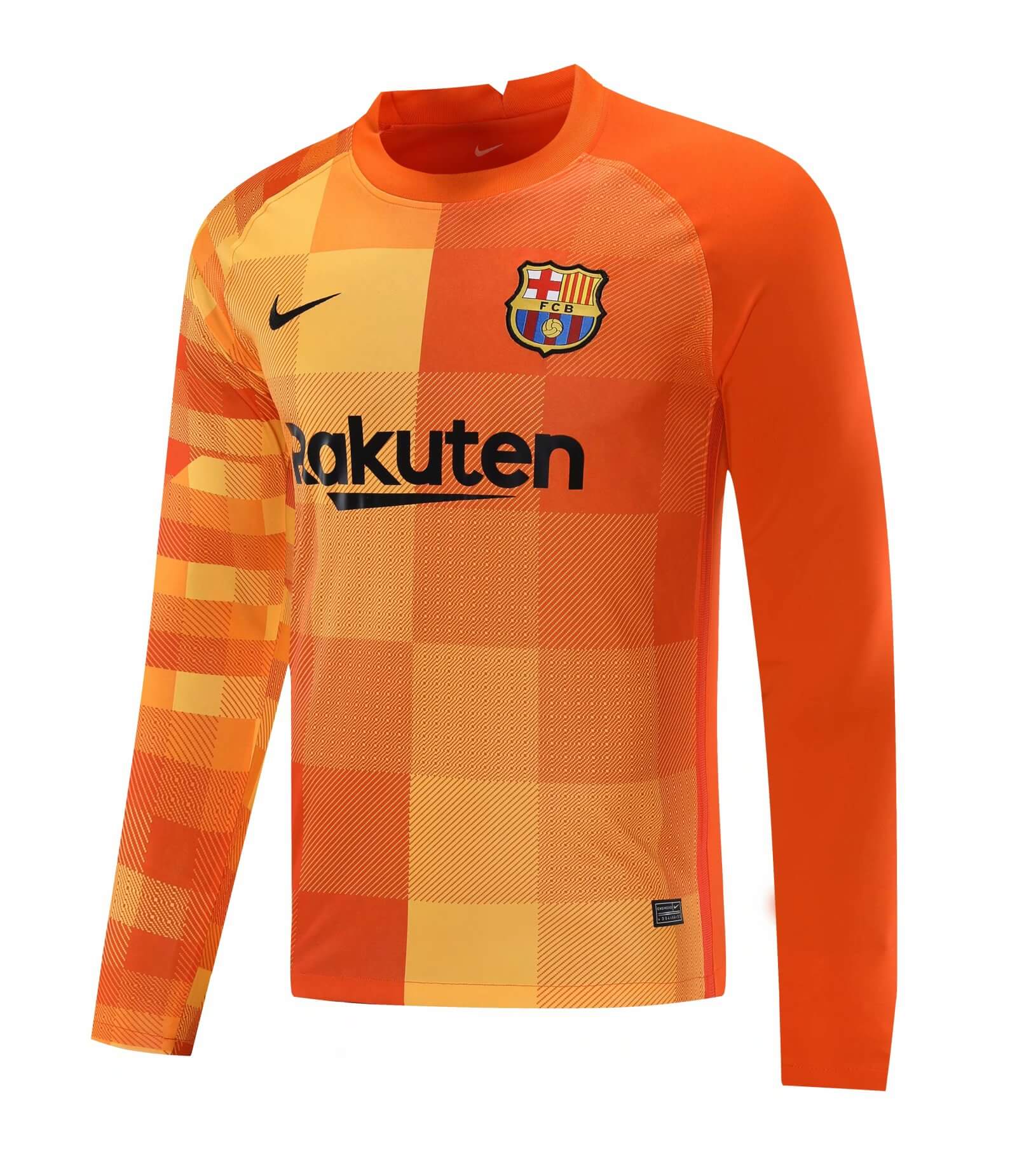 Barcelona Soccer Jersey Goalkeeper Long Sleeve Orange Replica 2021/22