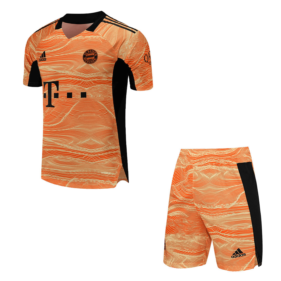 Bayern Munich Soccer Jersey Goalkeeper Kit(Shirt+Short) Replica 2021/22