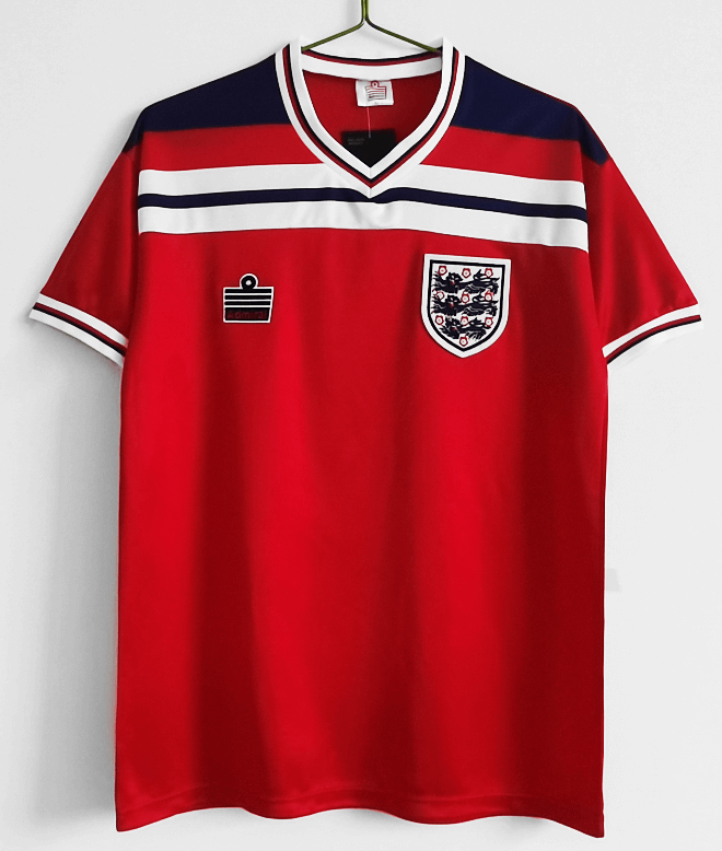 England Retro Soccer Jersey Away Replica 1982