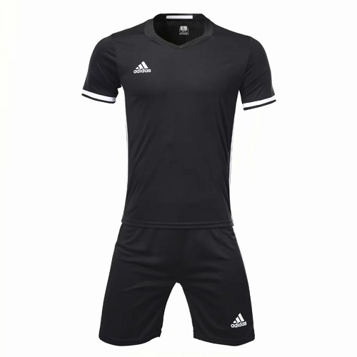 Customize Team Soccer Jersey Kit (Shirt+Short) Black - 1707