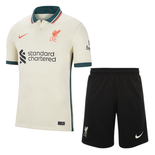 Liverpool Soccer Jersey Away Kit (Jersey+Short) Replica 2021/22