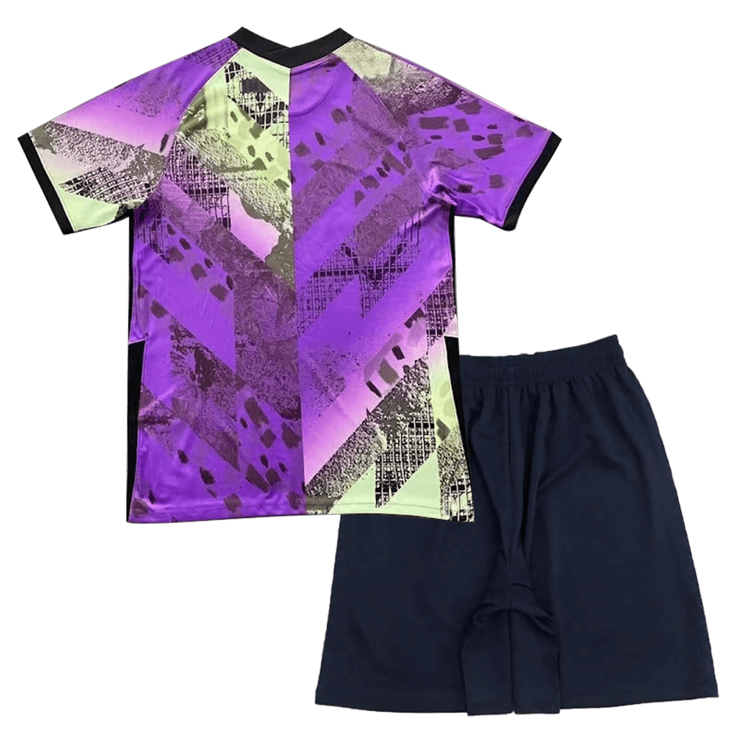Tottenham Hotspur Kid's Soccer Jersey Third Away Kit(Jersey+Short) Replica 2021/22