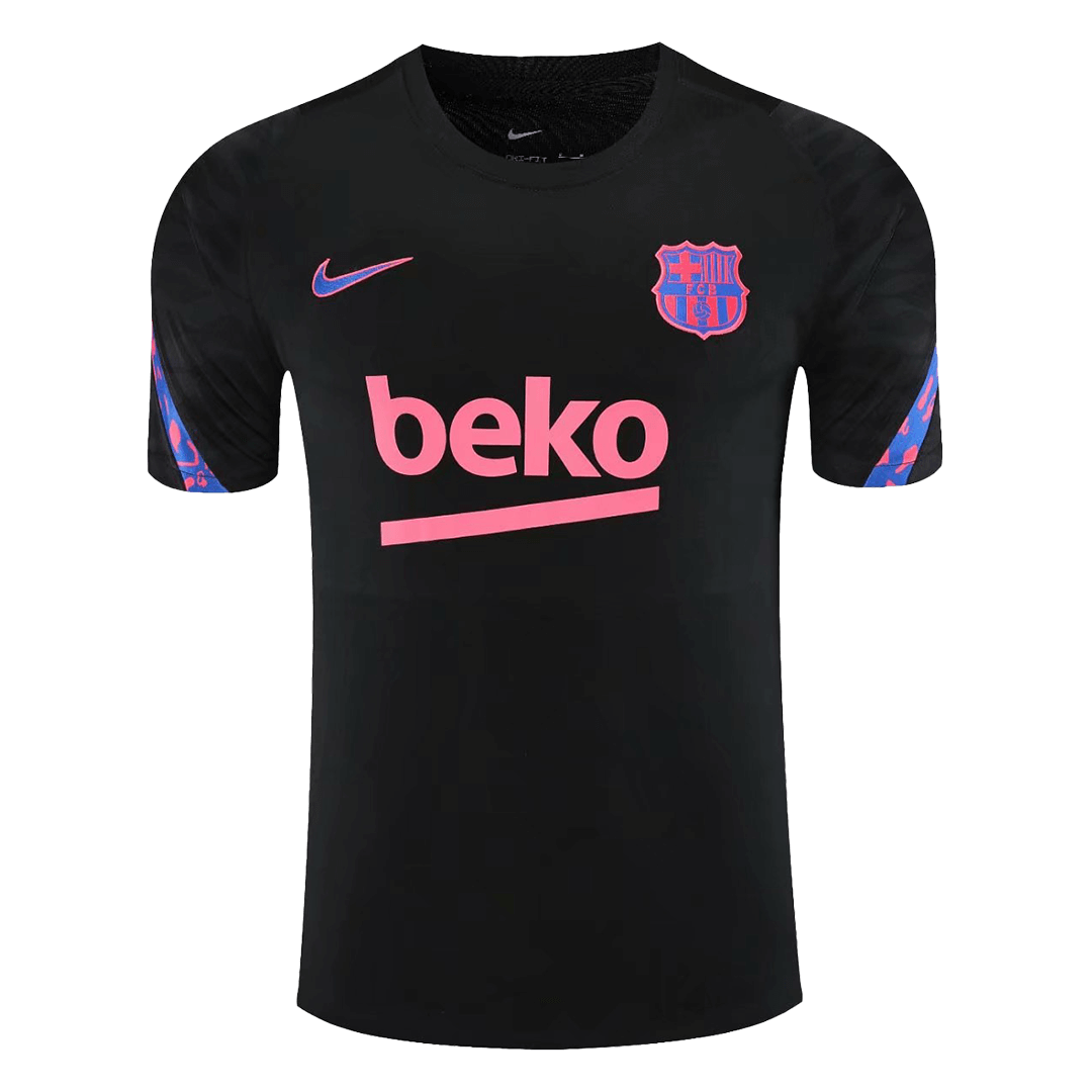 Barcelona Soccer Jersey Training Black 2021/22