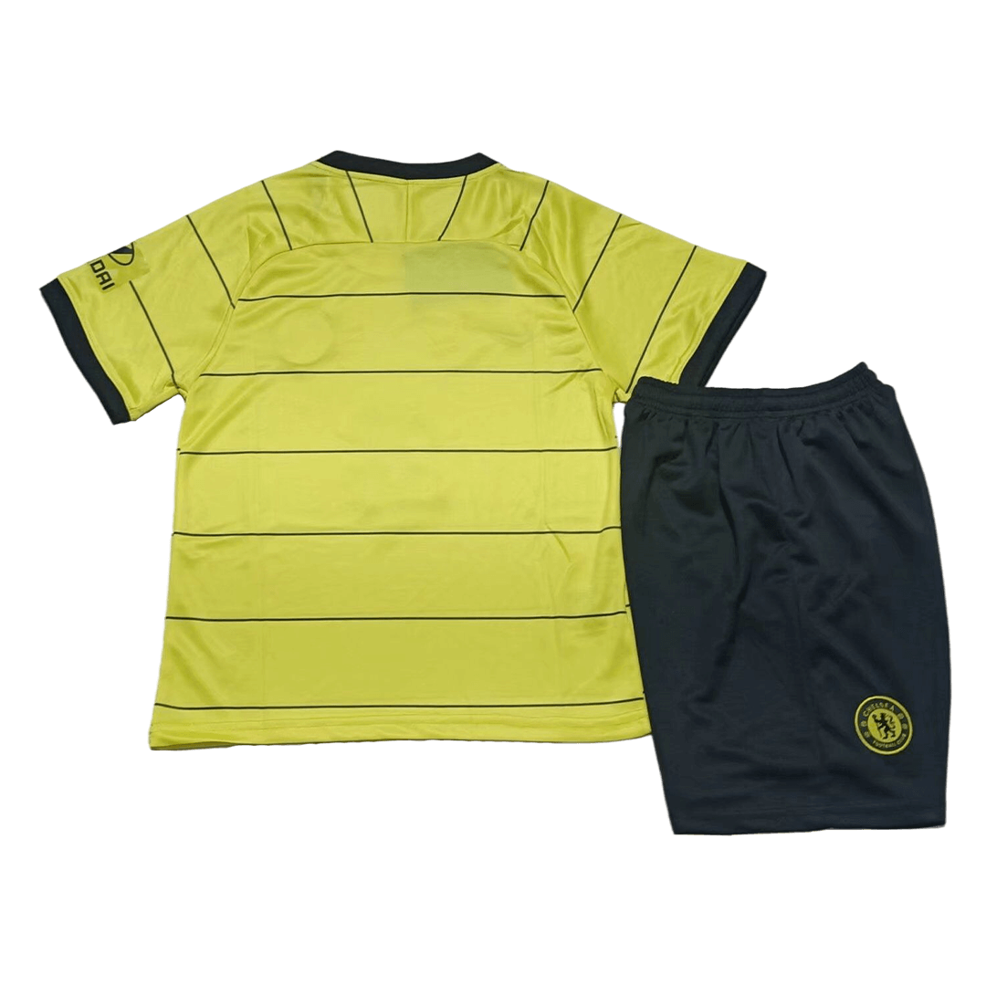 Chelsea Kids Soccer Jersey Away Kit(Jersey+Short) Replica 2021/22