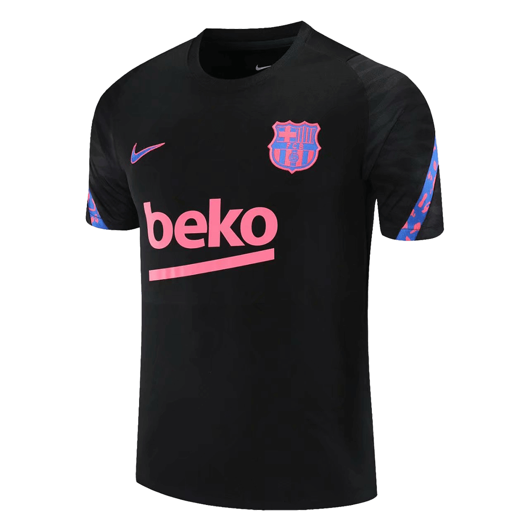 Barcelona Soccer Jersey Training Black 2021/22