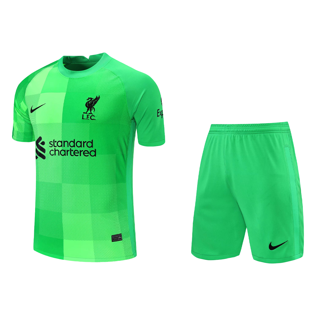 Liverpool Soccer Jersey Long Sleeve Goalkeeper Yellow Replica 2021/22