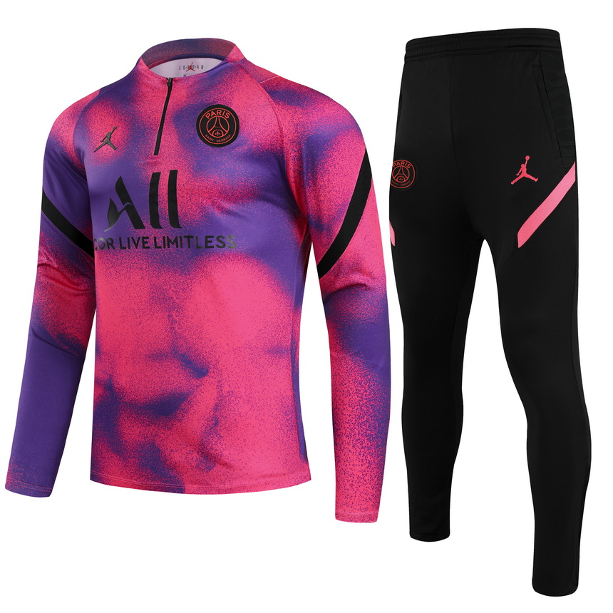 PSG Zipper Sweat Kit(Top+Pants) Pink 2021/22