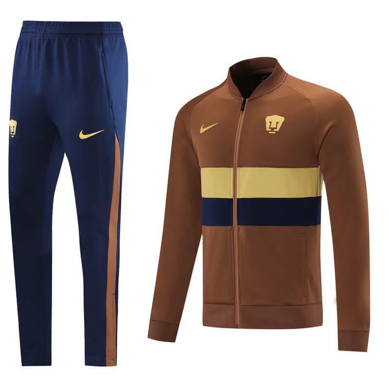 Pumas UNAM Training Kit (Jacket+Pants) Brown 2021/22