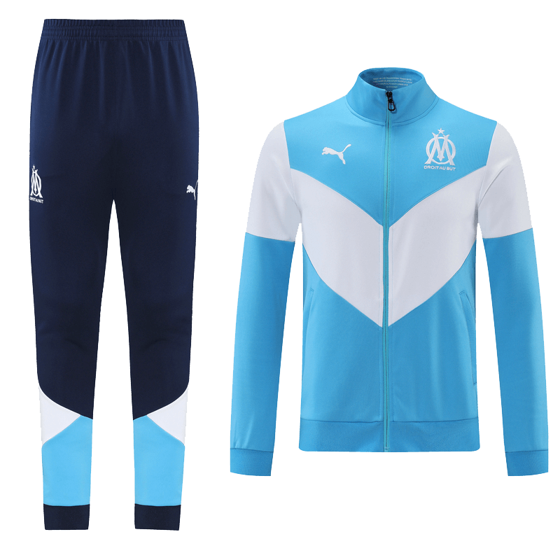 Marseilles Anthem Jacket Kit(Jacket+Pants) Blue 2021/22