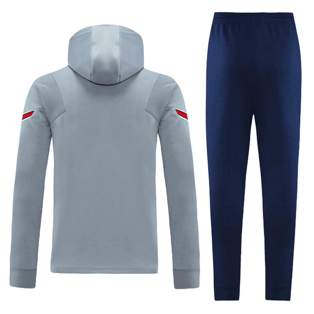 PSG Hoodie Training Kit (Jacket+Pants) Gray 2021/22