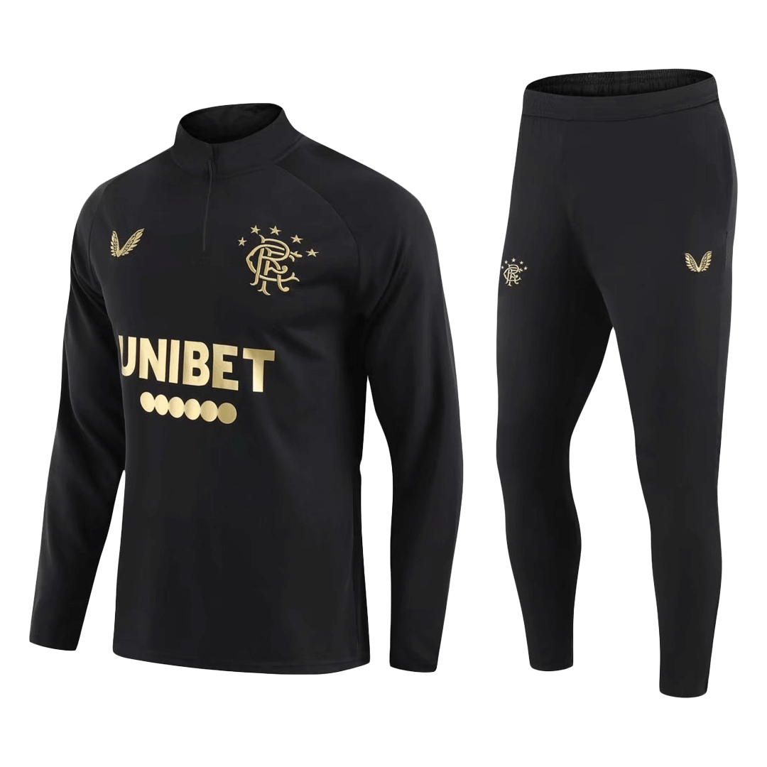 Glasgow Rangers Zipper Sweat Kit(Top+Pants) Black 2021/22