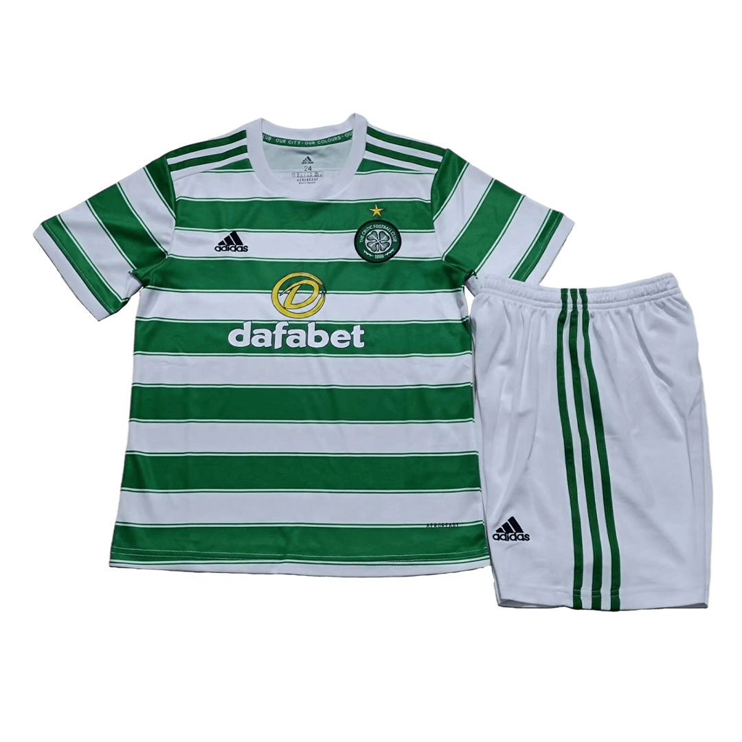 Celtic Kids Soccer Jersey Home Kit(Jersey+Short) Replica 2021/22