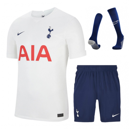 Tottenham Hotspur Soccer Jersey Home Whole Kit (Jersey+Short+Socks) Replica 2021/22