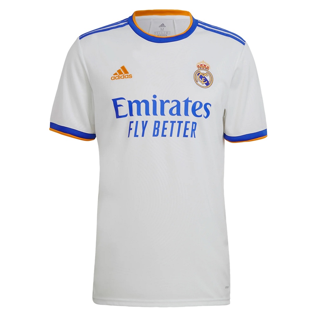 Real Madrid Soccer Jersey Home Whole Kit (Jersey+Short+Socks) Replica 2021/22