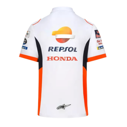Repsol Honda White Polo Shirt Replica 2021