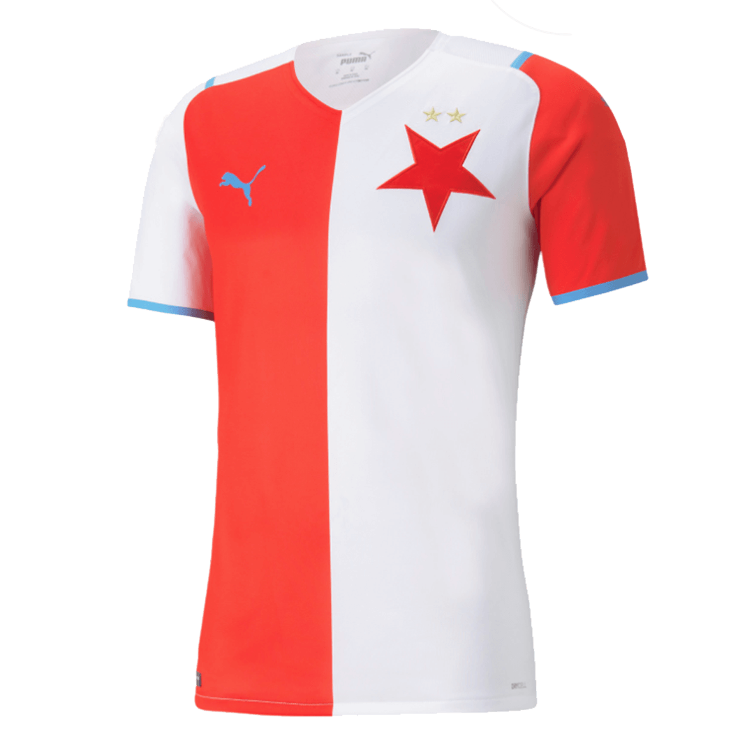 SK Slavia Praha Soccer Jersey Home Replica 2021/22