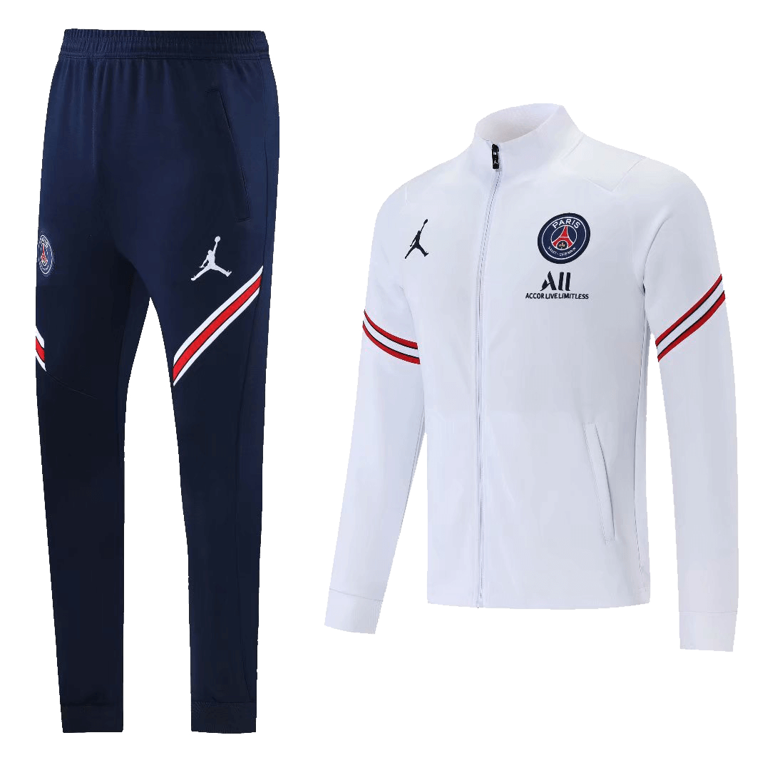 PSG Training Jacket Kit (Jacket+Pants) White&Navy 2021/22