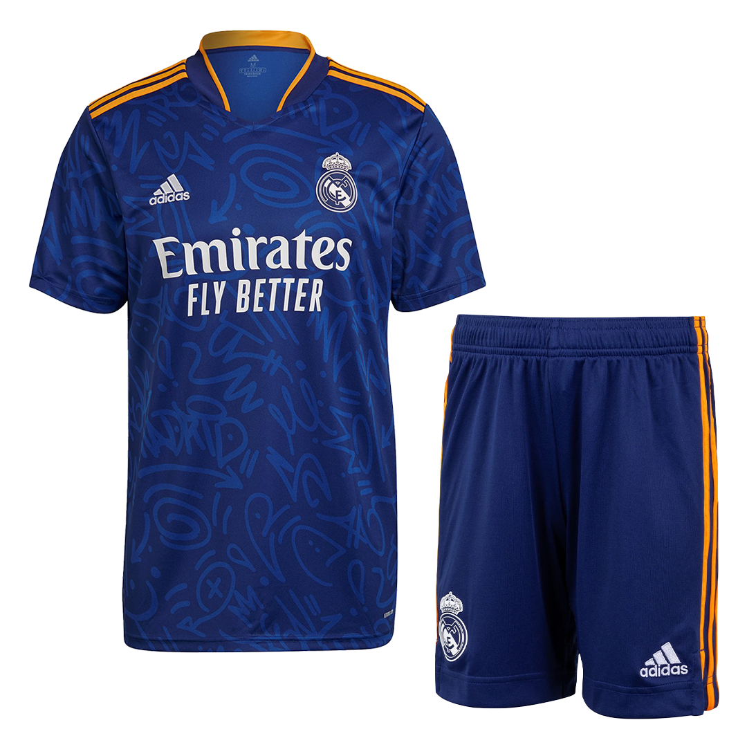 Real Madrid Soccer Jersey Away Kit(Jersey+Short) Replica 2021/22