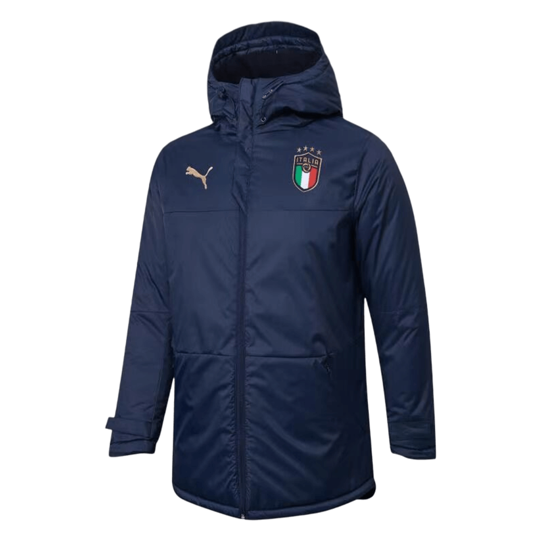 Italy Training Winter Long Jacket Navy 2021/22