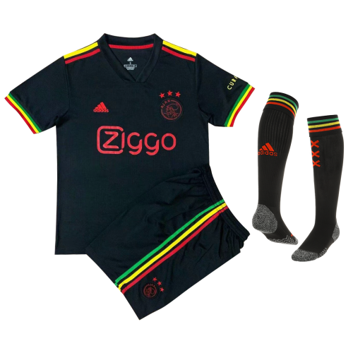 Ajax Kid's Soccer Jersey Third Away Whole Kit (Jersey+Short+Socks) 2021/22