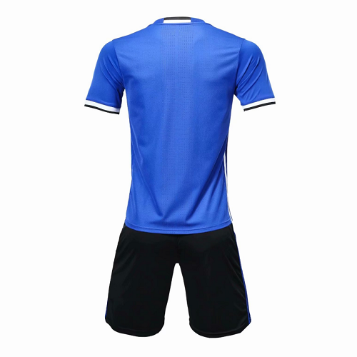 Customize Team Soccer Jersey Kit (Shirt+Short) Blue - 1707