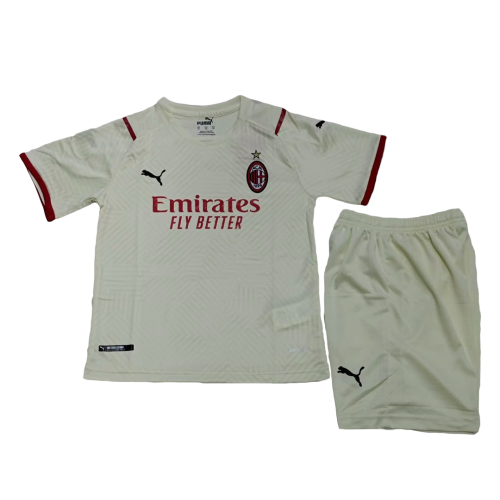 AC Milan Kids Soccer Jersey Away Kit(Jersey+Short) 2021/22