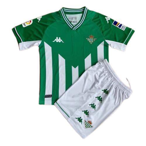 Real Betis Kid's Soccer Jersey Home Kit(Jersey+Short) Replica 2021/22