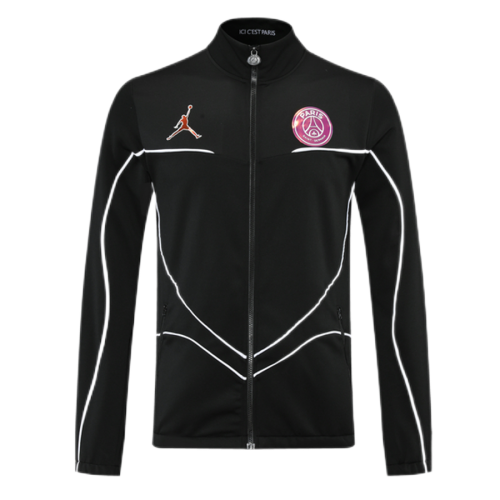 PSG Jordan Training Jacket High Neck Collar Black 2021/22