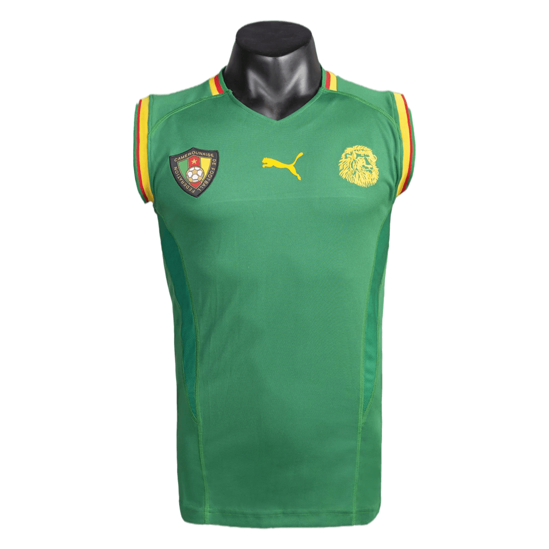Cameroon Retro Home Jersey Home World Cup 2002