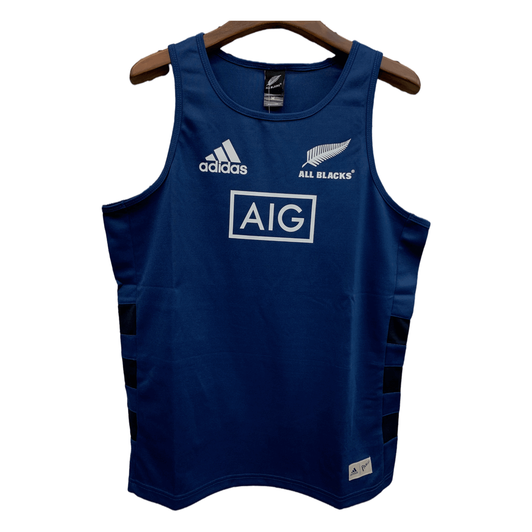 2019 New Zealand All Blacks Rugby Training Singlet Vest