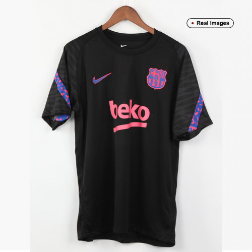 Barcelona Soccer Jersey Training Black 2021/22