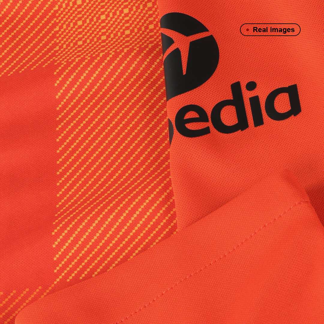 Liverpool Soccer Jersey Long Sleeve Goalkeeper Orange Replica 2021/22