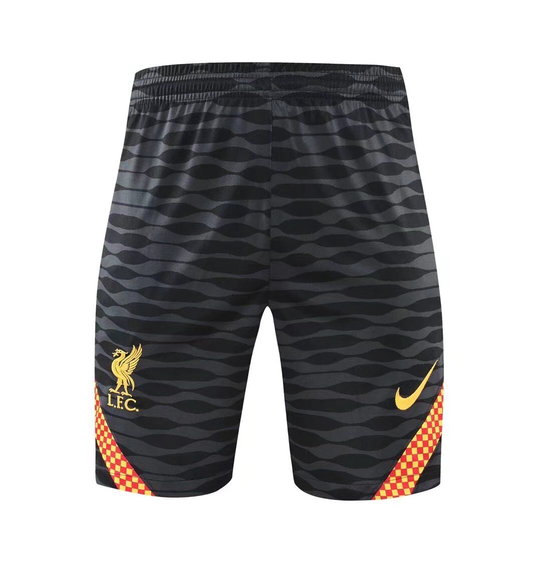 Liverpool Training Soccer Jersey Kit(Jersey+Shorts) Gray&Black 2021/22
