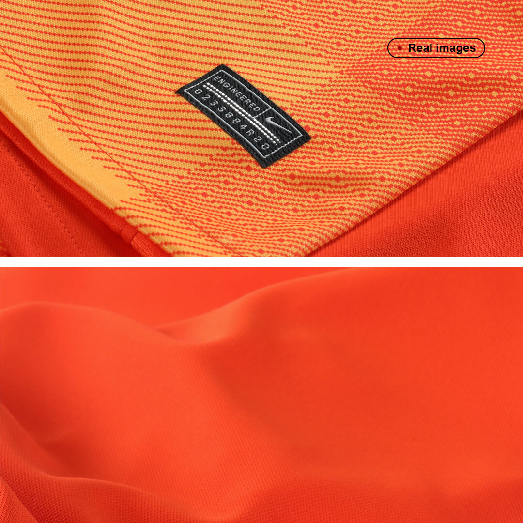 Liverpool Soccer Jersey Long Sleeve Goalkeeper Orange Replica 2021/22