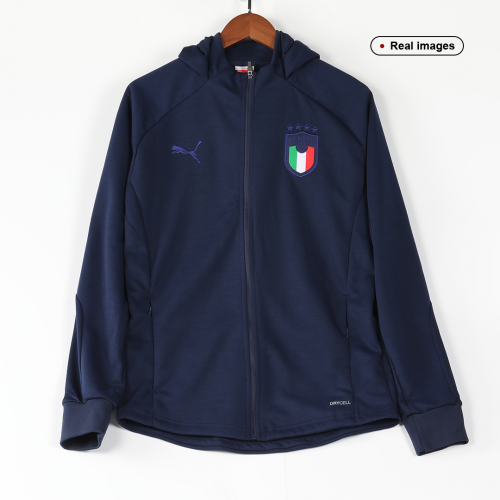Italy Hoodie Jacket Navy 2021/22