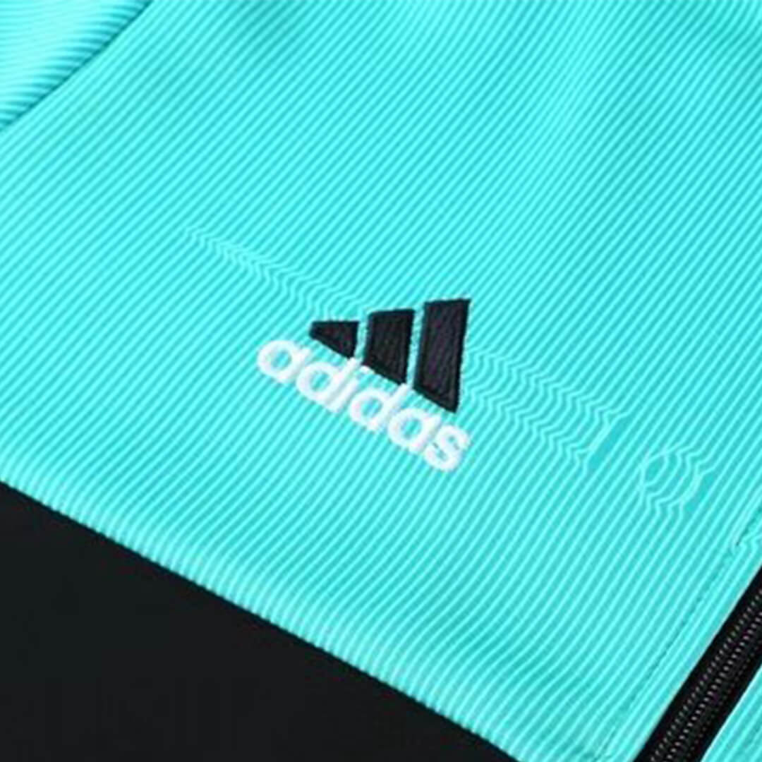 Real Madrid Training Jacket Black&Cyan 2021/22