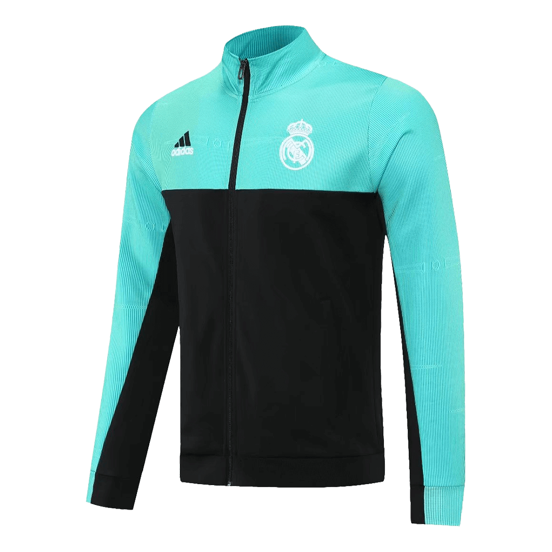 Real Madrid Training Jacket Black&Cyan 2021/22