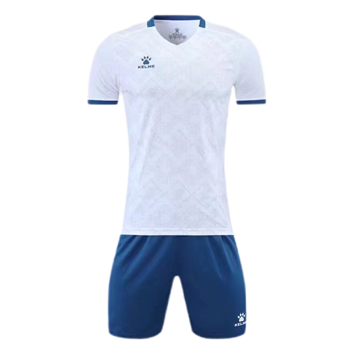 Kelme Customize Team Soccer Jersey Kit (Shirt+Short) White - 1006