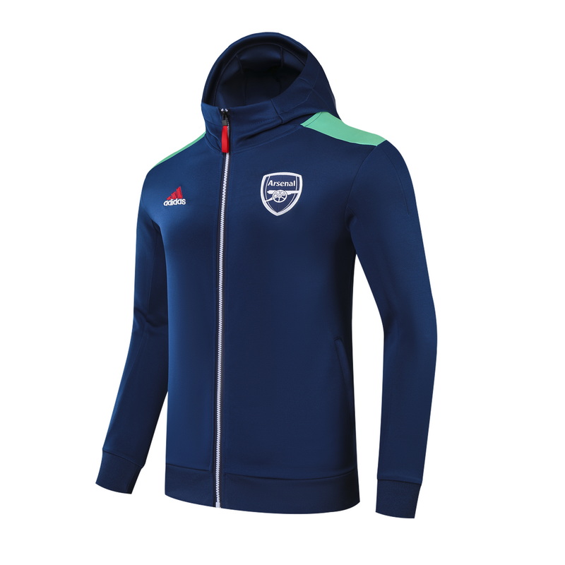 Arsenal Hoodie Training Kit Navy Jacket Pants 2021 22 MineJerseys